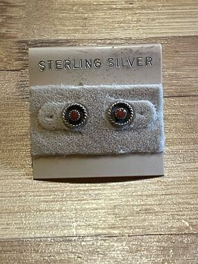 Dainty sterling silver earrings